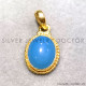 Blue Chacedony 925 Sterling Silver Pendant (GP-826) Blue Chacedony 925 Sterling Silver Pendant (GP-826)