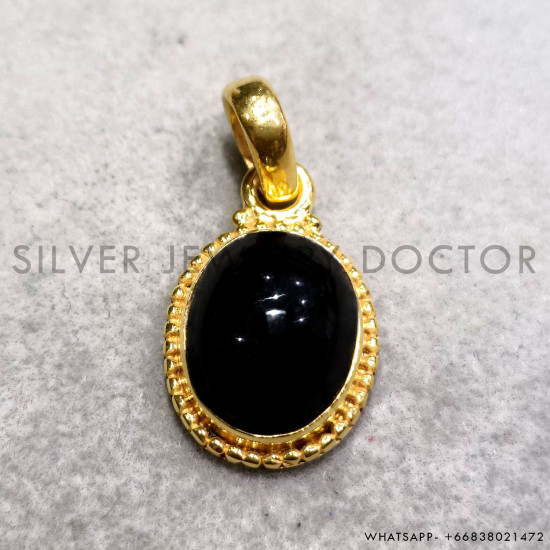 Black Onyx 925 Sterling Silver Pendant (GP-829) Black Onyx 925 Sterling Silver Pendant (GP-829)