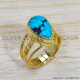 Turquoise 925 Sterling Silver Ring (GR-488) Turquoise 925 Sterling Silver Ring (GR-488)