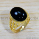 Black Onyx 925 Sterling Silver Ring (GR-489) Black Onyx 925 Sterling Silver Ring (GR-489)