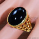 Black Onyx 925 Sterling Silver Ring (GR-489) Black Onyx 925 Sterling Silver Ring (GR-489)