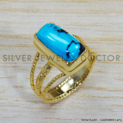 Turquoise 925 Sterling Silver Ring (GR-491) Turquoise 925 Sterling Silver Ring (GR-491)
