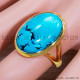Turquoise 925 Sterling Silver Ring (GR-492)