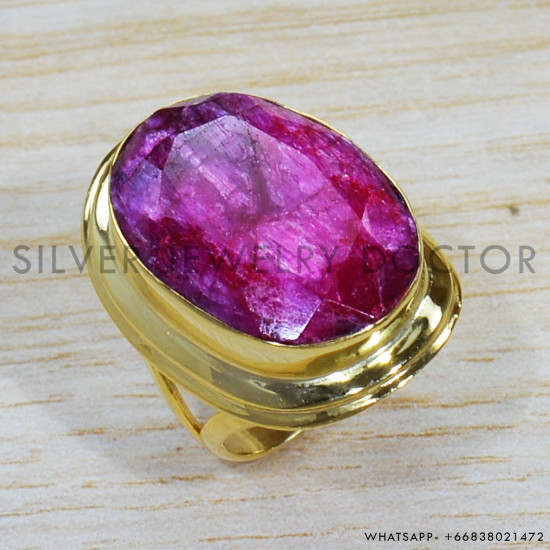 Ruby 925 Sterling Silver Ring (GR-494) Ruby 925 Sterling Silver Ring (GR-494)