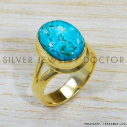 Turquoise 925 Sterling Silver Ring (GR-495) Turquoise 925 Sterling Silver Ring (GR-495)