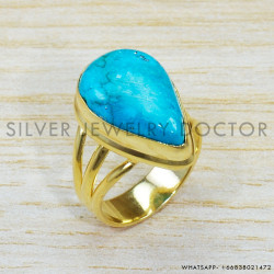 Turquoise 925 Sterling Silver Ring (GR-497) Turquoise 925 Sterling Silver Ring (GR-497)