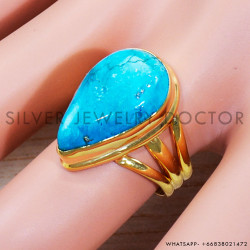 Turquoise 925 Sterling Silver Ring (GR-497)