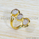 Rose Quartz 925 Sterling Silver Ring (GR-509) Rose Quartz 925 Sterling Silver Ring (GR-509)