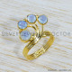Rainbow Moonstone 925 Sterling Silver Ring (GR-515) Rainbow Moonstone 925 Sterling Silver Ring (GR-515)