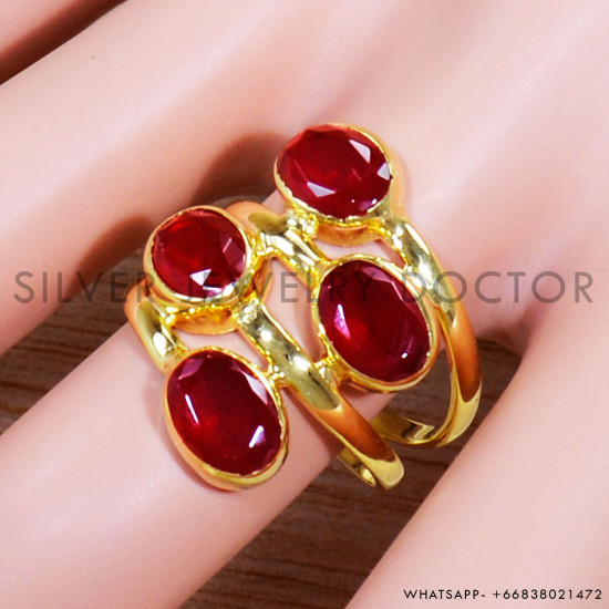 Ruby 925 Sterling Silver Ring (GR-519) Ruby 925 Sterling Silver Ring (GR-519)