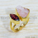 Rose Quartz 925 Sterling Silver Ring (GR-531) Rose Quartz 925 Sterling Silver Ring (GR-531)