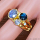 Rainbow Moonstone 925 Sterling Silver Ring (GR-535) Rainbow Moonstone 925 Sterling Silver Ring (GR-535)