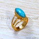 Turquoise 925 Sterling Silver Ring (GR-626) Turquoise 925 Sterling Silver Ring (GR-626)