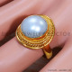 Pearl 925 Sterling Silver Ring (GR-642) Pearl 925 Sterling Silver Ring (GR-642)