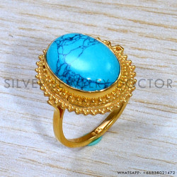Turquoise 925 Sterling Silver Ring (GR-644) Turquoise 925 Sterling Silver Ring (GR-644)