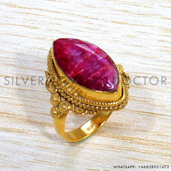 Ruby 925 Sterling Silver Ring (GR-663) Ruby 925 Sterling Silver Ring (GR-663)