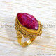 Ruby 925 Sterling Silver Ring (GR-663) Ruby 925 Sterling Silver Ring (GR-663)