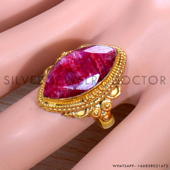 Ruby 925 Sterling Silver Ring (GR-663) Ruby 925 Sterling Silver Ring (GR-663)