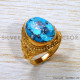 Copper Turquoise 925 Sterling Silver Ring (GR-676) Copper Turquoise 925 Sterling Silver Ring (GR-676)