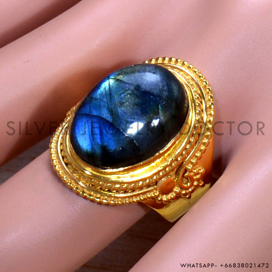 Labradorite 925 Sterling Silver Ring (GR-680) Labradorite 925 Sterling Silver Ring (GR-680)