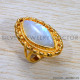 Rainbow Moonstone 925 Sterling Silver Ring (GR-682) Rainbow Moonstone 925 Sterling Silver Ring (GR-682)
