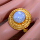Rainbow Moonstone 925 Sterling Silver Ring (GR-690) Rainbow Moonstone 925 Sterling Silver Ring (GR-690)