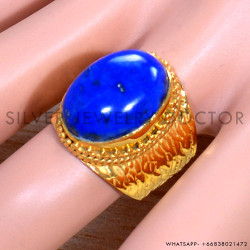 Lapis Lazuli 925 Sterling Silver Ring (GR-702)