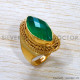 Green Onyx 925 Sterling Silver Ring (GR-714) Green Onyx 925 Sterling Silver Ring (GR-714)
