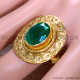 Green Onyx 925 Sterling Silver Ring (GR-720) Green Onyx 925 Sterling Silver Ring (GR-720)