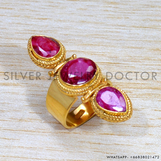 Ruby 925 Sterling Silver Ring (GR-723) Ruby 925 Sterling Silver Ring (GR-723)