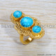 Turquoise 925 Sterling Silver Ring (GR-731) Turquoise 925 Sterling Silver Ring (GR-731)