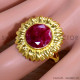 Ruby 925 Sterling Silver Ring (GR-736) Ruby 925 Sterling Silver Ring (GR-736)