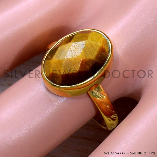 Tiger Eye 925 Sterling Silver Ring (GR-744) Tiger Eye 925 Sterling Silver Ring (GR-744)