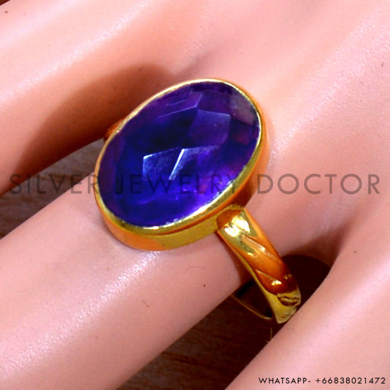 Amethyst 925 Sterling Silver Ring (GR-745) Amethyst 925 Sterling Silver Ring (GR-745)