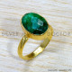 Emerald 925 Sterling Silver Ring (GR-751) Emerald 925 Sterling Silver Ring (GR-751)