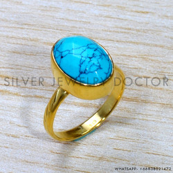 Turquoise 925 Sterling Silver Ring (GR-752) Turquoise 925 Sterling Silver Ring (GR-752)