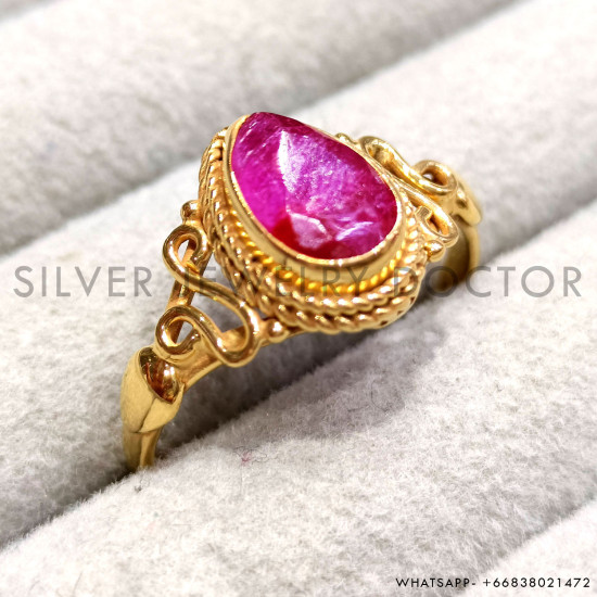 Ruby 925 Sterling Silver Ring (GR-762) Ruby 925 Sterling Silver Ring (GR-762)