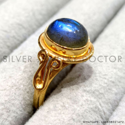 Labradorite 925 Sterling Silver Ring (GR-770)