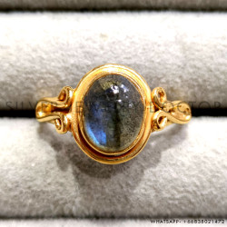 Labradorite 925 Sterling Silver Ring (GR-770)