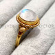 Rainbow Moonstone 925 Sterling Silver Ring (GR-771) Rainbow Moonstone 925 Sterling Silver Ring (GR-771)