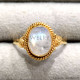 Rainbow Moonstone 925 Sterling Silver Ring (GR-771) Rainbow Moonstone 925 Sterling Silver Ring (GR-771)
