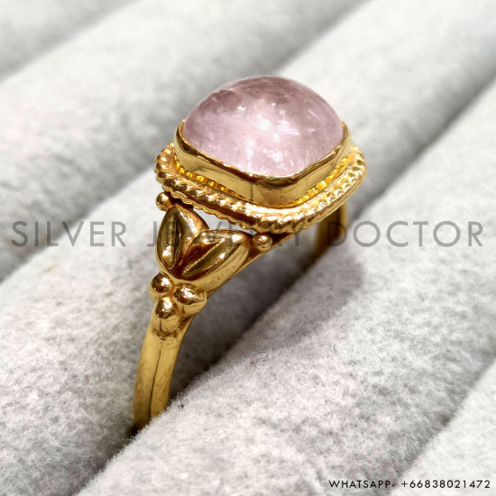 Rose Quartz 925 Sterling Silver Ring (GR-778) Rose Quartz 925 Sterling Silver Ring (GR-778)