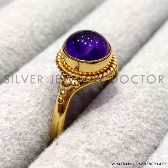 Amethyst 925 Sterling Silver Ring (GR-779) Amethyst 925 Sterling Silver Ring (GR-779)