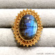 Labradorite 925 Sterling Silver Ring (GR-785) Labradorite 925 Sterling Silver Ring (GR-785)