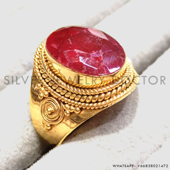 Ruby 925 Sterling Silver Ring (GR-788) Ruby 925 Sterling Silver Ring (GR-788)