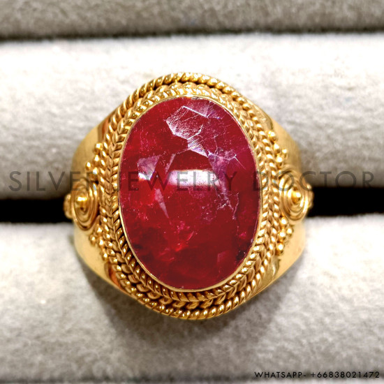 Ruby 925 Sterling Silver Ring (GR-788) Ruby 925 Sterling Silver Ring (GR-788)