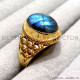 Labradorite 925 Sterling Silver Ring (GR-794)