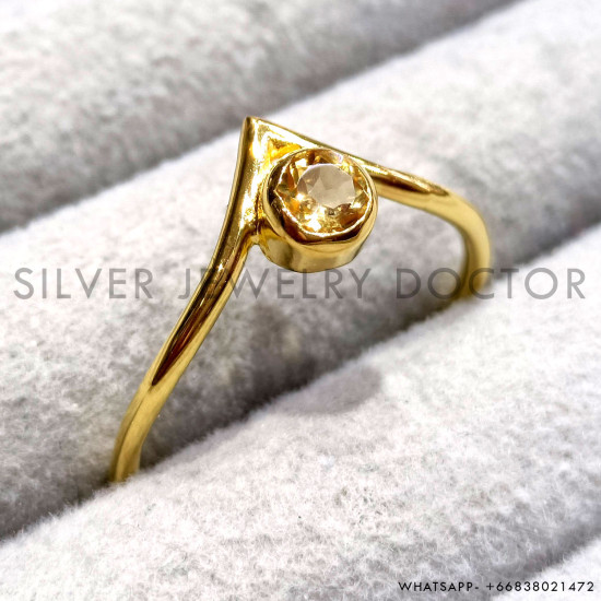Citrine 925 Sterling Silver Ring (GR-803) Citrine 925 Sterling Silver Ring (GR-803)