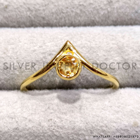 Citrine 925 Sterling Silver Ring (GR-803) Citrine 925 Sterling Silver Ring (GR-803)