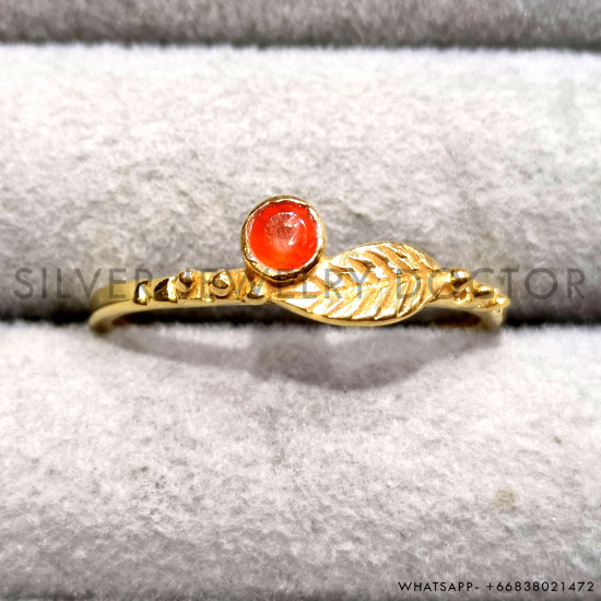 Carnelian 925 Sterling Silver Ring (GR-811) Carnelian 925 Sterling Silver Ring (GR-811)